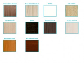 Шкаф-купе Ксения 1400 миланский орех с МДФ в Челябинске - mebel74.com | фото 4