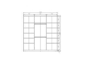 Шкаф-купе Max МШ-25-6-24/2-222 пленка Oracal светло-серая в Челябинске - mebel74.com | фото 2