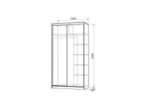 Шкаф-купе Рио 9-600 88 дуб млечный в Челябинске - mebel74.com | фото 2