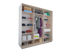Шкаф-купе трехдверный №28 2400*420 в Челябинске - mebel74.com | фото 3