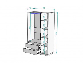 Шкаф Malta light H298 Белый в Челябинске - mebel74.com | фото 2