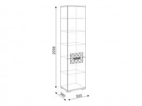 Шкаф пенал М12 Тиффани в Челябинске - mebel74.com | фото 2