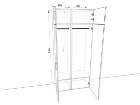 Шкаф распашной 1050Б Фисташка в Челябинске - mebel74.com | фото 2