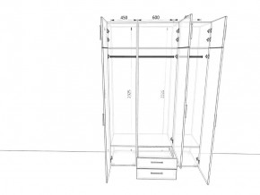 Шкаф распашной 1500А Антрацит в Челябинске - mebel74.com | фото 2