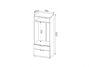 Шкаф с 2-мя ящиками ЛДСП Фаворит в Челябинске - mebel74.com | фото 2