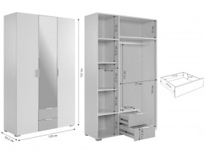 Шкаф трехдверный 109.02 Зефир в Челябинске - mebel74.com | фото 2