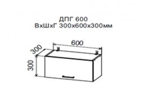 Шкаф верхний ДПГ600 горизонтальный в Челябинске - mebel74.com | фото