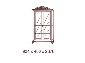 Шкаф-витрина двухдверная Катя в Челябинске - mebel74.com | фото 2