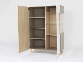 Шкаф-витрина левый Моана 3 в Челябинске - mebel74.com | фото 2