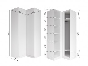 Шкаф угловой Мори МШУ 960.1 графит в Челябинске - mebel74.com | фото 2