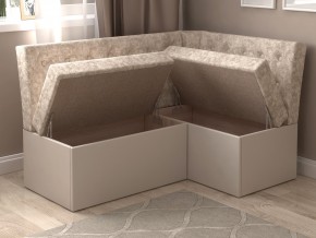 Скамья угловая Олимп-мини Микровелюр Том коричневый в Челябинске - mebel74.com | фото 2