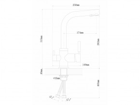 Смеситель Dr. Gans Акцент в Челябинске - mebel74.com | фото 2