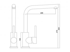 Смеситель Impact LM2104 в Челябинске - mebel74.com | фото 2