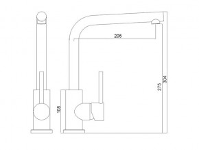 Смеситель Logic LM2103 хром в Челябинске - mebel74.com | фото 2