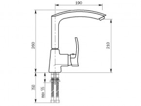 Смеситель MS-002 в Челябинске - mebel74.com | фото 2