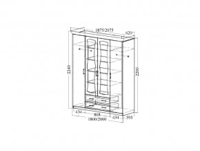 Спальня Венеция 2 в Челябинске - mebel74.com | фото 3