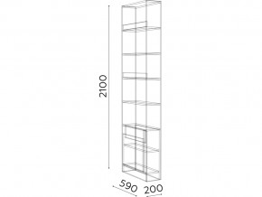 Стеллаж Гринвич мод.10 в Челябинске - mebel74.com | фото 2