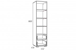 Стеллаж Лилу НМ 041.03 Птички в Челябинске - mebel74.com | фото 2