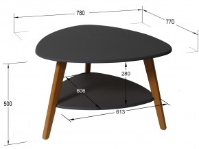 Стол журнальный Бруклин Графит в Челябинске - mebel74.com | фото 2