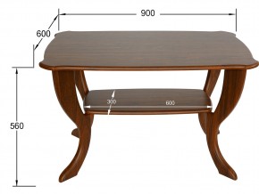 Стол журнальный Маэстро СЖ-01 орех в Челябинске - mebel74.com | фото 2