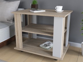 Стол журнальный СЖ 10 белый снег-сонома в Челябинске - mebel74.com | фото