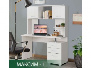 Стол компьютерный Максим-1 Ясень Анкор Светлый в Челябинске - mebel74.com | фото