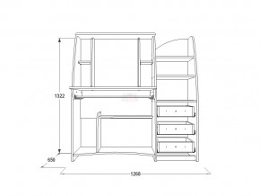 Стол компьютерный СК 1 венге/млечный дуб в Челябинске - mebel74.com | фото 3