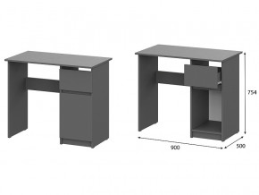 Стол письменный 900 Денвер Графит серый в Челябинске - mebel74.com | фото
