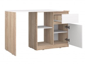 Стол письменный СП-21 Сити белый/сонома в Челябинске - mebel74.com | фото 3
