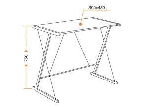 Стол WD-09 concrete в Челябинске - mebel74.com | фото 2