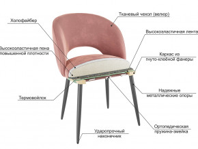 Стул Моли велюр синий в Челябинске - mebel74.com | фото 2