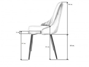 Стул UDC 21075 вельвет графит в Челябинске - mebel74.com | фото 3