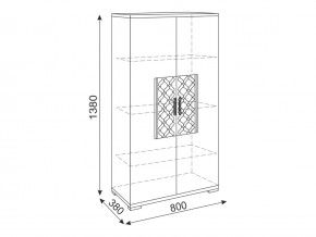 Тумба 2 двери М13 Тиффани в Челябинске - mebel74.com | фото 2