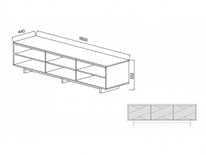 Тумба для ТВА Moderno-1800 Ф3 в Челябинске - mebel74.com | фото 4