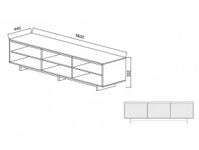 Тумба для ТВА Moderno-1800 Ф4 в Челябинске - mebel74.com | фото 4