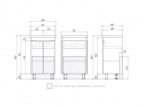 Тумба Grani 500-2-0 Фостер в Челябинске - mebel74.com | фото 4