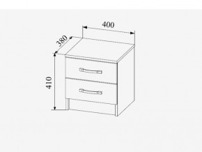 Тумба прикроватная Софи СТБ400.1 в Челябинске - mebel74.com | фото 2