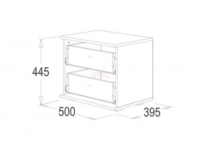 Тумба с 2-мя ящиками Ольга 14 в Челябинске - mebel74.com | фото 2