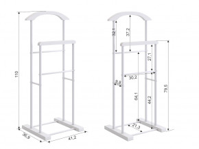 Вешалка Ника напольная белый в Челябинске - mebel74.com | фото 2