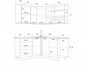 Угловой кухонный гарнитур Флоренс Грин в Челябинске - mebel74.com | фото 4