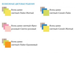 Уголок школьника Юниор 4.1 лайм/оранжевый в Челябинске - mebel74.com | фото 3