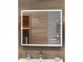 Зеркало Geometry Media 800 (Хром) VIGO LED подсветка, сенсор в Челябинске - mebel74.com | фото